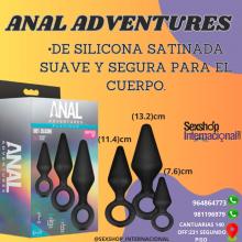 ACCESORIOS DILATADOR ANALES-KIT DE SILICONA SUAVE Y FLEXIBLES-SEXSHOP LIMA